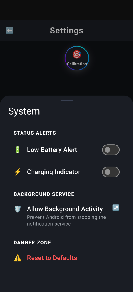 System Status & Alerts